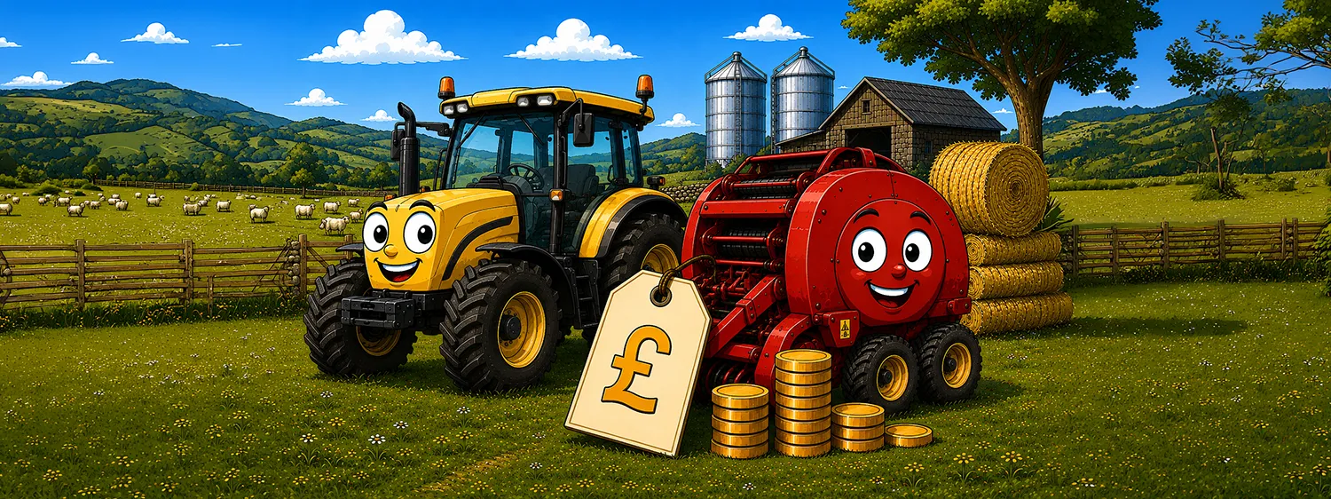 Farm track in countryside